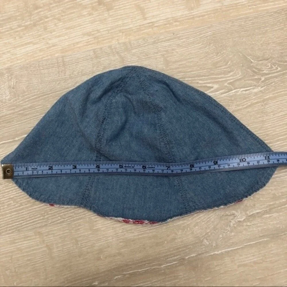Girl Tommy Hilfiger Reversible Chambray Bucket Hat
